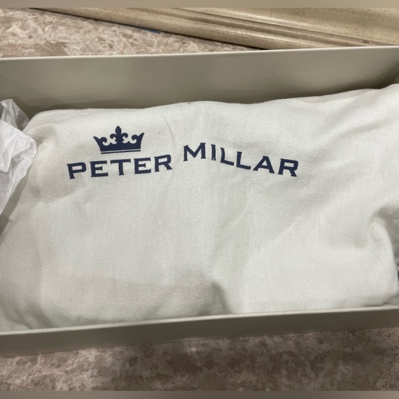 Men’s Causal Dress Shoes Black and  Blue Peter Millar - Picture 5 of 6